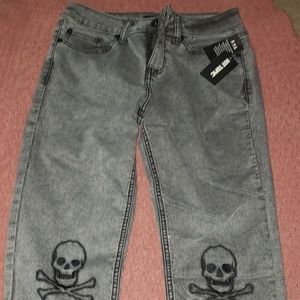 Skull Grey Jeans